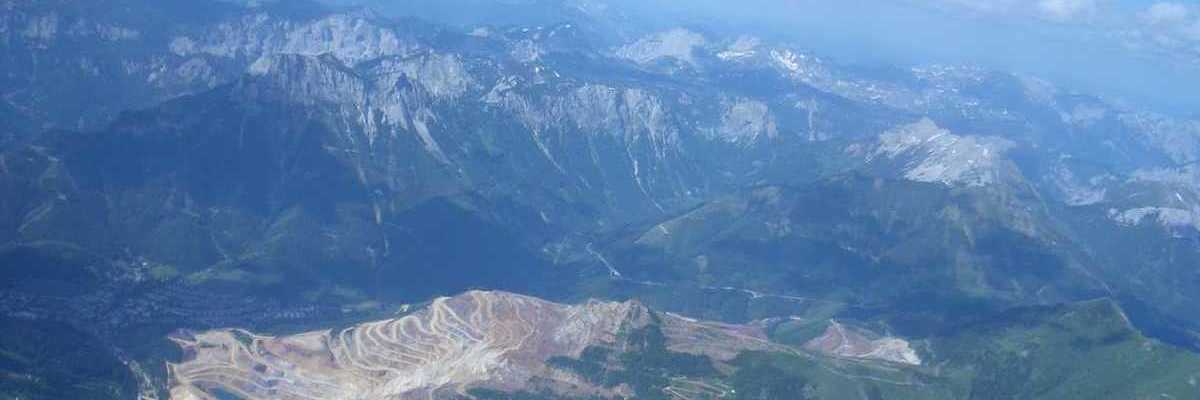Flugwegposition um 14:23:08: Aufgenommen in der Nähe von Eisenerz, Österreich in 2857 Meter